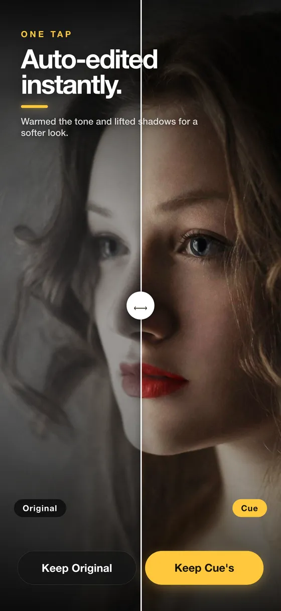 Auto-edited instantly, keep what you love